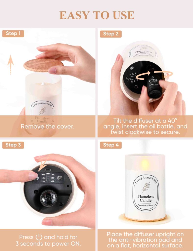 flameless candle waterless diffuser 863 (4)