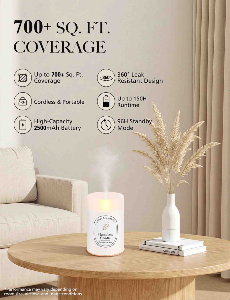 flameless candle waterless diffuser 863 (7)
